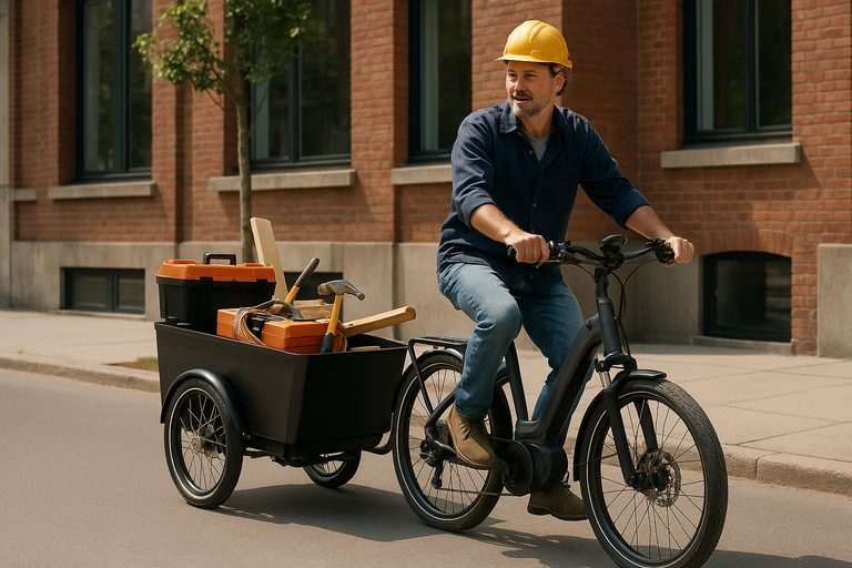 Vélo cargo électrique pour interventions : remorque d’outillage — financement CEE (TRA‑EQ‑131)